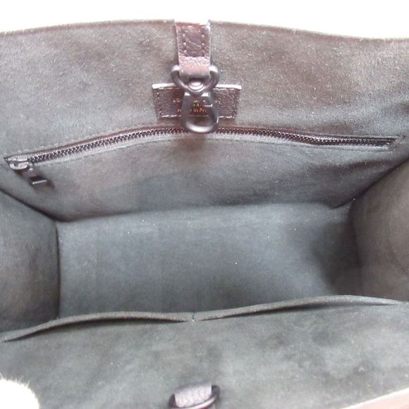 Louis Vuitton LockMe PM Tote Bag Leather Calf Leather Black - Picture 4 of 6